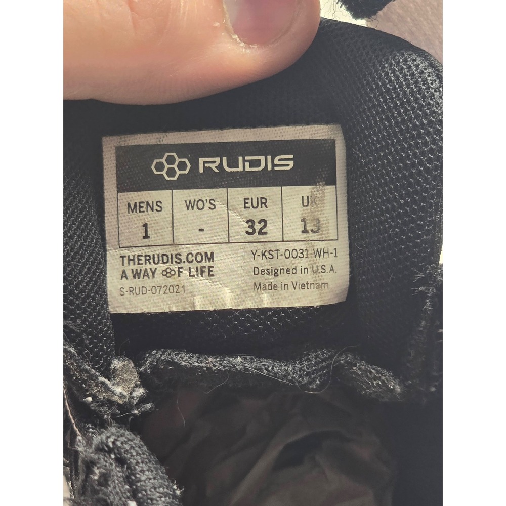 Rudis KS Turbine Kyle Snyder Wrestling Shoes Black White Grey Youth Mens 1 - Picture 10 of 10